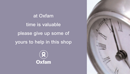 Carol Byrne - Oxfam Re-Brand